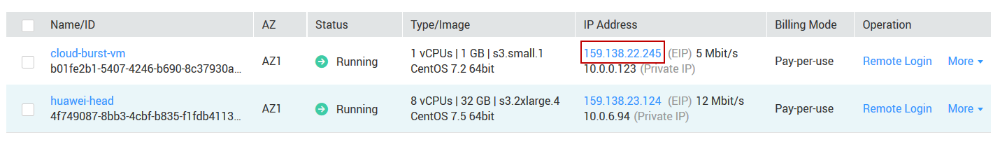 VM IP Address