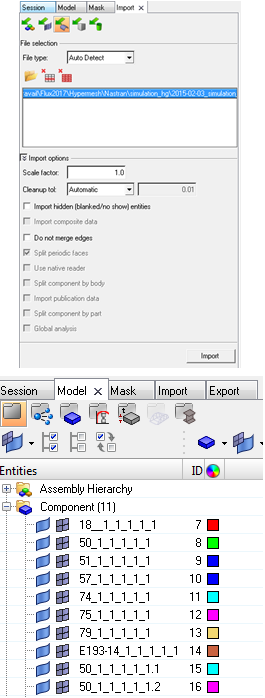 HyperMesh (and OptiStruct) mesh export workflow