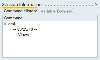 Command History Window
