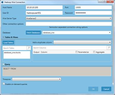 Data Prep Studio Help - Adding Data from DB2, Informix, MySQL, Oracle ...
