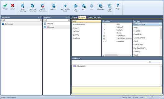 Data Prep Studio Help - Adding Measure Calculations