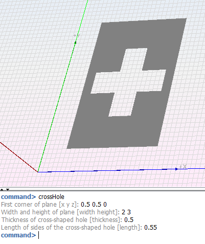 Cross Hole