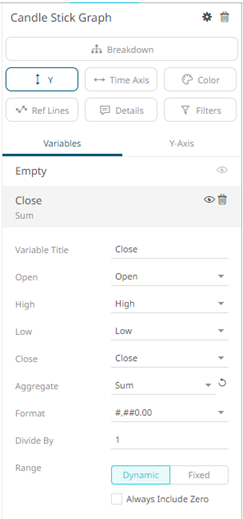 Altair Panopticon Web Authoring Help - Setting Axis Range